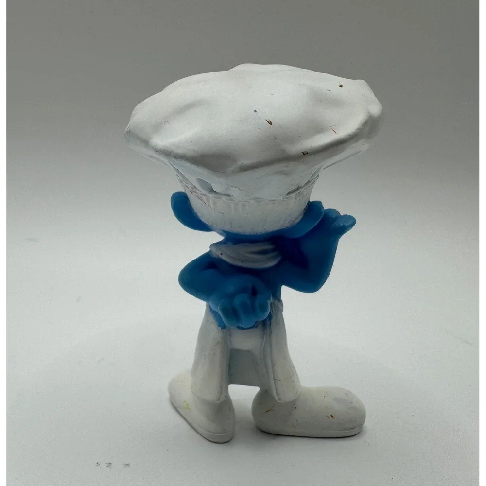 Peyo McDonalds The Smurfs Happy Meal Chef Smurf‎ Figure 2011 Blue Toy